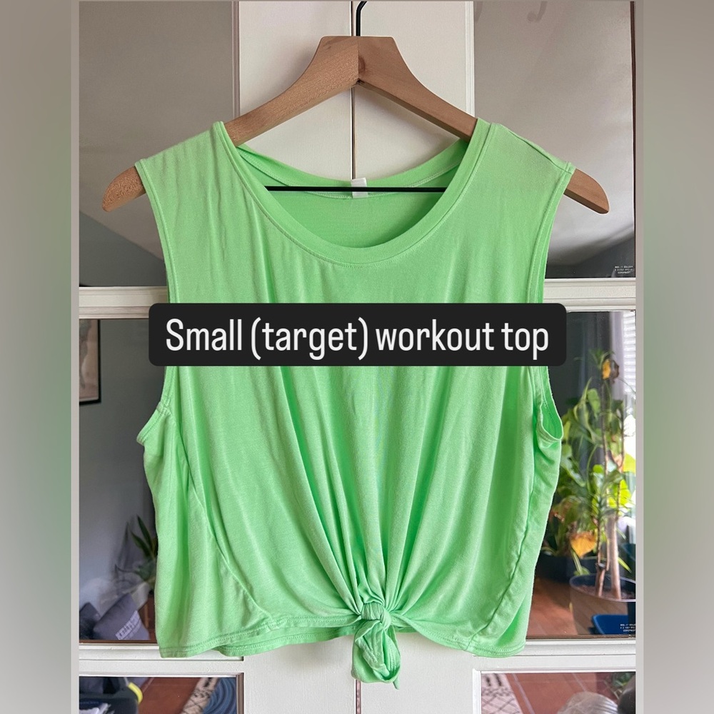 Target Lime Green Muscle Tee
